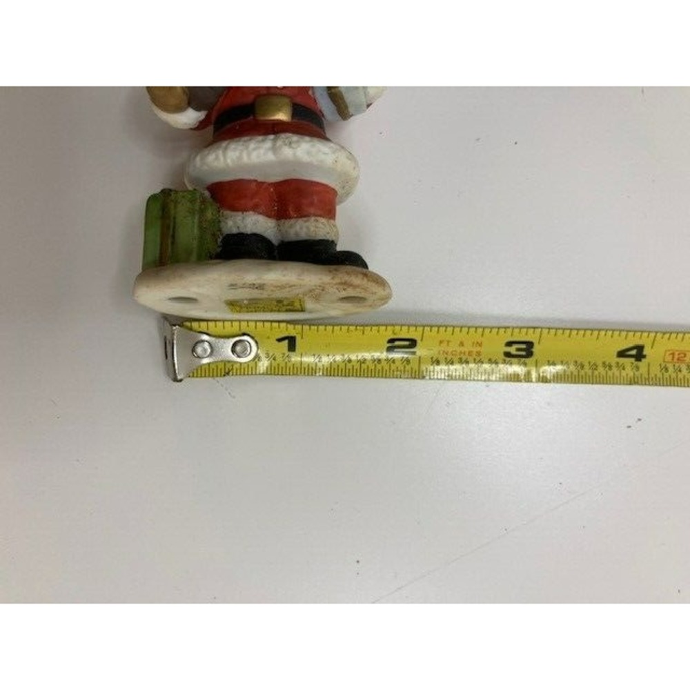 Lot‎ Of 3 Vintage Ceramic Santa Claus Ornaments Made In Japan Santa Bathing Suit - Picture 8 of 8